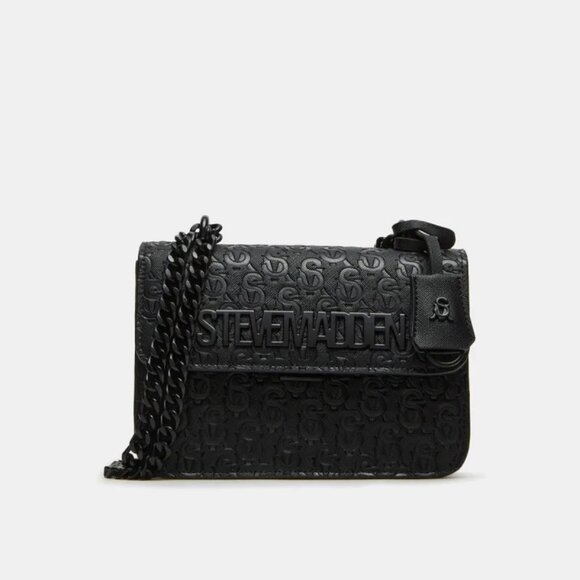 Steve Madden Handbags - Steve Madden Coal Bag Embossed in Black